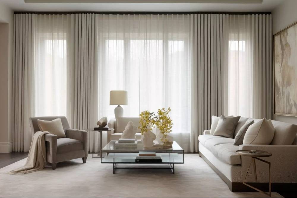 Living room decorated with Carole Fabrics™ drapery and fabrics at Interior Re-Styling near Council Bluffs, Iowa (IA)